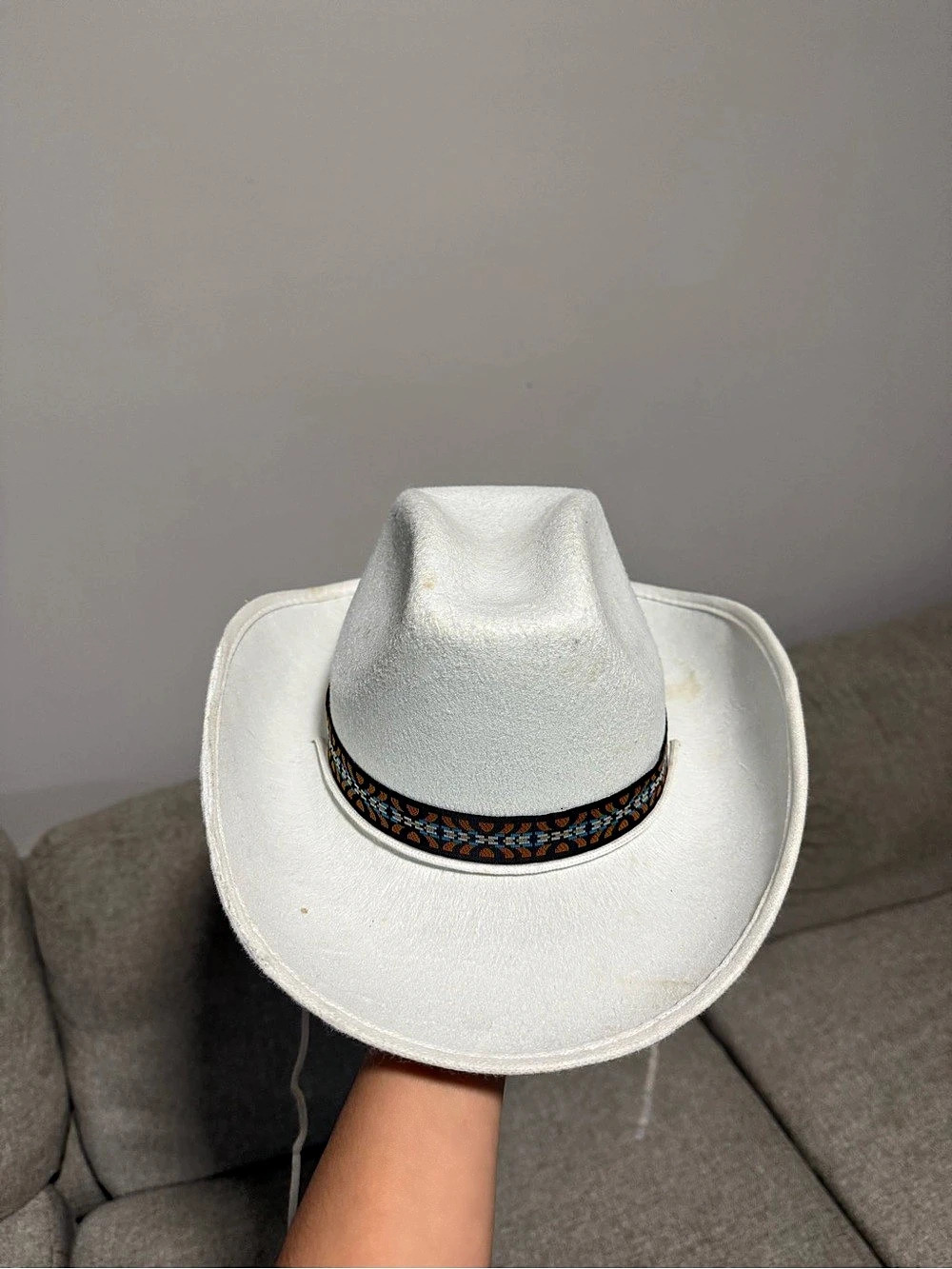 Western Cowboy Hat in White